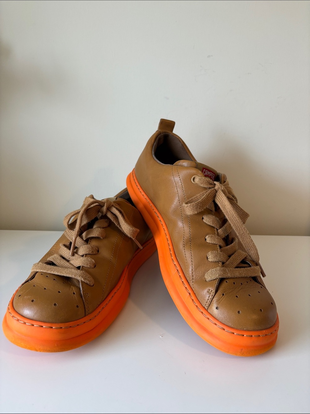 Camper leather men's sneakers with XL EXTRALIGHT® outsoles Estimated Size 10